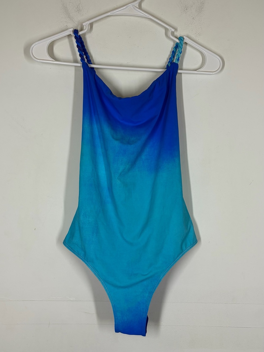 NWT Paper London Ombre R19 Strappy One Piece Swimsuit Size Large